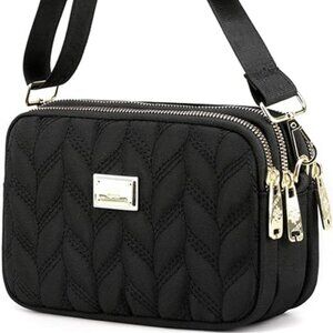 Crossbody Bag for Women Small Cell Phone Purse Quilted Shoulder Bag Wallet For